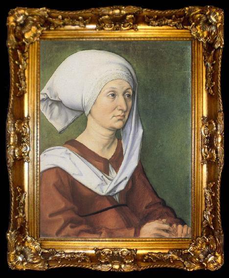 framed  Albrecht Durer Portrait of a woman, ta009-2